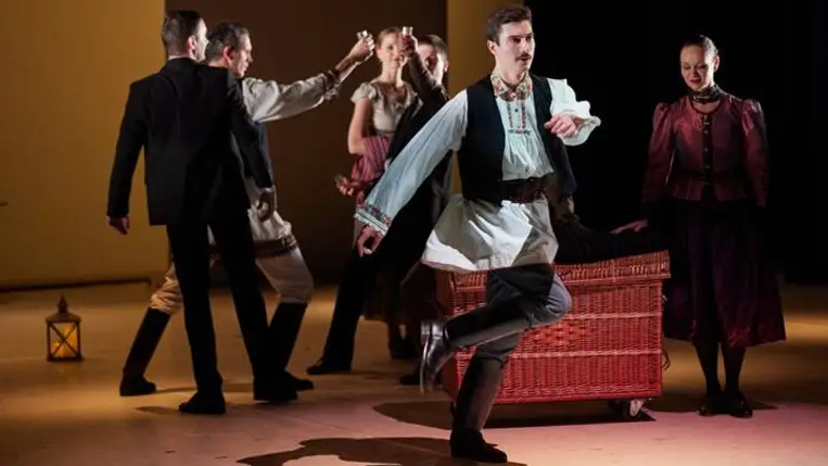 A Magyar Állami Népi Együttes előadásával ünnepel a Hagyományok Háza a magyar kultúra napján. Fotó: Dusa Gábor, Hagyományok Háza