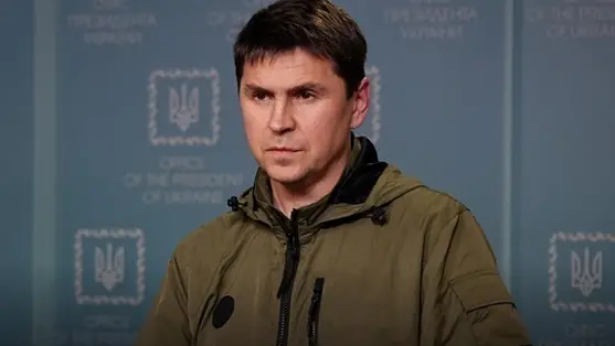 Mihajlo Podoljak, az Elnöki Hivatal vezetőjének tanácsadója. Fotó: facebook.com/president.gov.ua