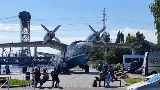 Be-12 Csajka kétéltű repülőgép. Kép forrása: Alexander Grebenkov via Wikimedia Commons