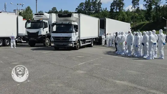 Lezárult az isztambuli megállapodás utolsó szakasza, amely során Ukrajna 1245 újabb holttestet kapott vissza. Fotó: t.me/Koord_shtab