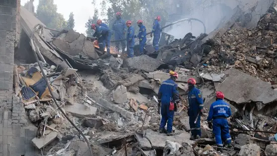 Tömeges rakéta- és dróntámadás Kijev ellen: 175 drón, 16 rakéta, 14 halott. Fotó: RBC.ua