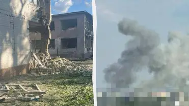 Kilenc légibombával támadták Zaporizzsját, négy halottról számoltak be.  (Kолаж УНІАН, фото Telegram/@ivan_fedorov_zp )