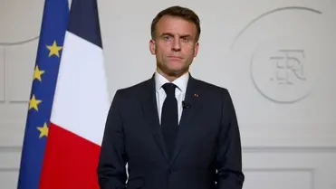Emmanuel Macron francia elnök. Fotó: Getty Images