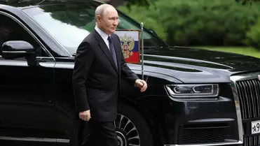 Vlagyimir Putyin orosz elnök 2026. június 22-én, Moszkvában. Fotó: Contributor / Getty Images