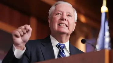  Lindsey Graham 2026. április 27-én. Fotó: Heather Diehl / Getty Images