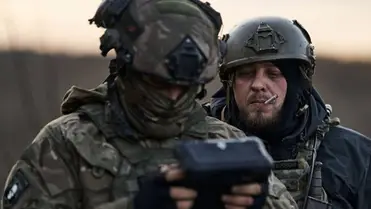Ukrán dróntámadás. Illusztráció. Fotó: (Getty Images)