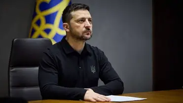 Volodimir Zelenszkij ukrán elnök. Fotó: president.gov.ua