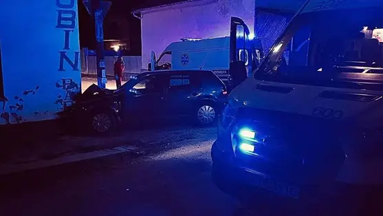 Közlekedési baleset történt Muzsalyban, a Beregszászi járásban. Fotó: Beregszászi Mentőállomás