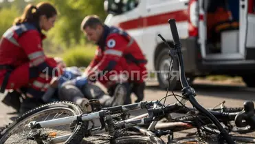 Két gyermek és egy 53 éves férfi sérült meg, amikor egy elektromos kerékpár összeütközött két biciklissel a Munkácsi járásban. Fotó: Illusztráció. facebook.com/103zakarpat