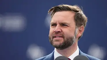 JD Vance amerikai alelnök (Fotó: MATT ROURKE)