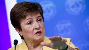 Kristalina Georgieva, a Nemzetközi Valutaalap (IMF) vezérigazgatója. Fotó : Getty Images