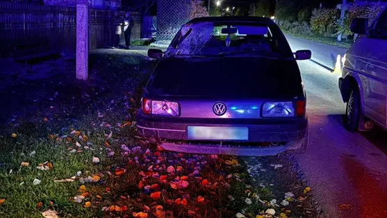 Halálos baleset a Beregszászi járásban – elgázoltak egy nőt Mocsalán. Fotó: Ukrán Nemzeti Rendőrség