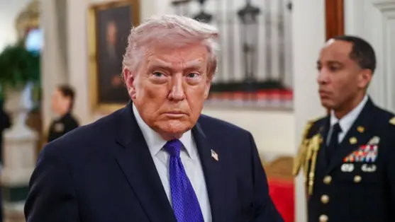 Donald Trump amerikai elnök (Fotó: MTI/EPA/Jim Lo Scalzo)