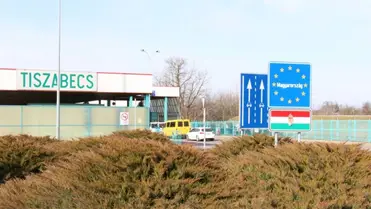 Tiszabecsi határátkelő. Fotó: Police.hu