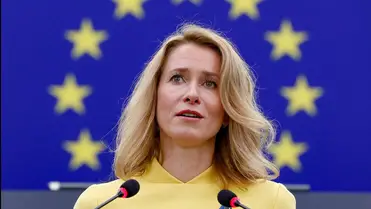 Kaja Kallas (Fotó: MTI/EPA/Julien Warnand)