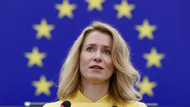 Kaja Kallas kül- és biztonságpolitikáért felelős uniós főképviselő (Fotó: MTI/EPA/Julien Warnand)
