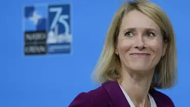 Kaja Kallas. Fotó: TASR/AP