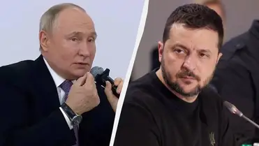 Válaszolt Vlagyimir Putyin Volodimir Zelenszkij nyílt levelére. Fotó: Unian