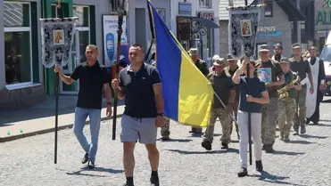 Kárpátalja gyászol: elbúcsúztatták a harctéren elesett Igor Szkohorevet. Fotó: Bilkei Községi Tanács