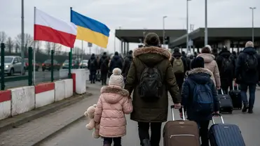 Új korlátozások léptek életbe az ukrán menekültek számára Lengyelországban. Illusztráció.  Fotó: Kárpátinfo