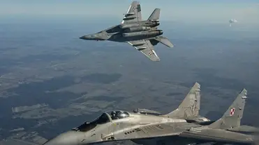 MiG-29-es vadászgépek. Illusztráció