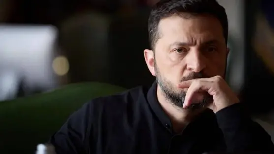 Ukrajna elnöke, Volodimir Zelenszkij. Fotó: Elnöki Hivatal