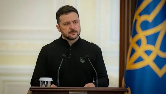 Volodimir Zelenszkij, Ukrajna elnöke. Fotó: Elnöki Hivatal