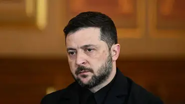 Volodimir Zelenszkij ukrán elnök. Fotó: Getty Images