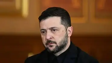 Volodimir Zelenszkij ukrán elnök. Fotó: Getty Images