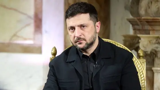 Volodimir Zelenszkij, Ukrajna elnöke. Fotó: Ukrán Elnöki Hivatal