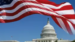 Az Amerikai Egyesült Államok (USA) Szenátusa. Illusztráció