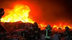 Az orosz légicsapás következményei. Foto ГСЧС