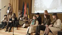 Megemlékezés Munkácson - Örökké él a hősök népe. (Fotó: Kovács Elemér)