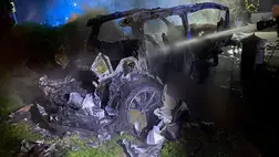 Közúti baleset következtében megégett a gépkocsi utasa Kárpátalján