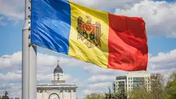 Moldova zászlaja. Illusztráció