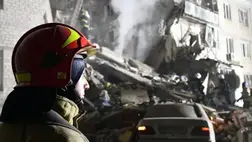 Orosz rakéták csapódtak egy lakótömbbe Mikolajivban.(t.me/dsns_telegram)