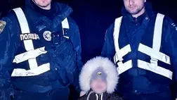 Elszökött otthonról egy négyéves kislány Kárpátalján. Fotó: Nemzeti Rendőrség