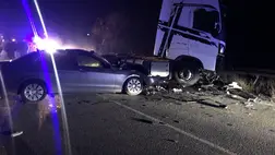 Halálos közlekedési baleset Kárpátalján (Fotó: Nemzeti Rendőrség)