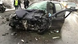 Halálos közúti baleset történt Kárpátalján (Fotó: Nemzeti Rendőrség)