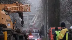 Helikopterbaleset Ukrajnában. Fotó: RBC.ua