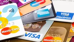 Bankkátyák, hitelkártyák. Pénzügy. Illusztráció.