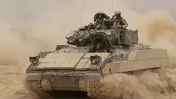 Bradley páncélozott jármű. Illusztráció