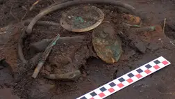 Áldozati rituálékhoz használt bronz tárgyakat tártak fel