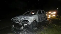 Bosszúból felgyújtotta haragosa gépkocsiját Litkén. (Fotó: Police.hu)