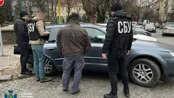 Kárpátalján az SZBU leleplezett egy férfit, aki az orosz hadsereget dicsőítette. (Fotó: SZBU)