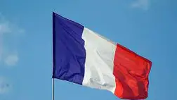 Francia zászló. Illusztráció