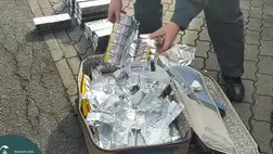 Kétmilliós poggyász. Fotó: NAV