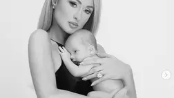 Paris Hilton megmutatta cuki kisbabáját: a kis Phoenix már három hónapos
