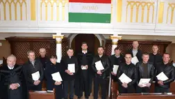 Virágvasárnap presbiterbeiktatásra is sor került a badalói gyülekezetben. Fotó: Orosz Viktória