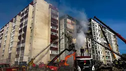 Orosz rakétatámadás: Háromnapos gyász Umanyban. Fotó: Nemzeti Rendőrség